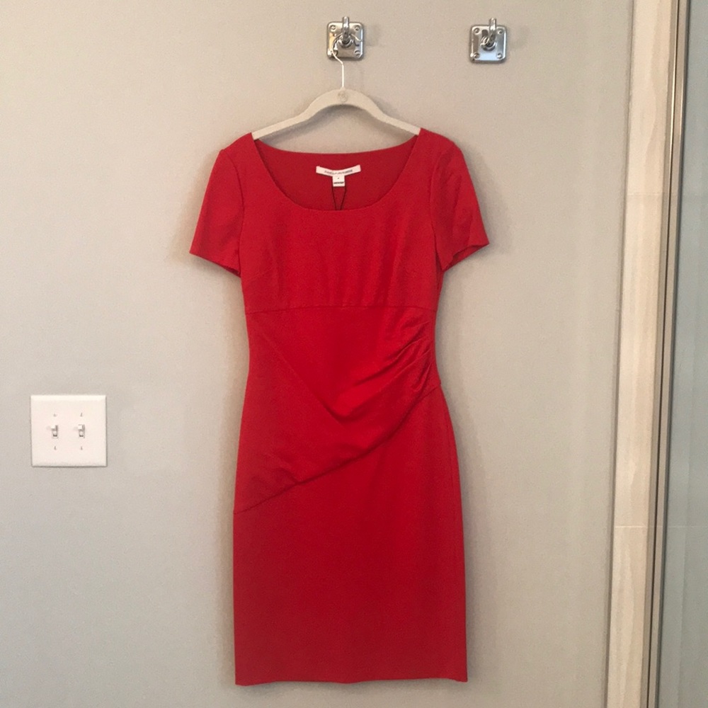 DVF Red Dress